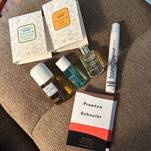 Tocca sample perfumes and miscellaneous